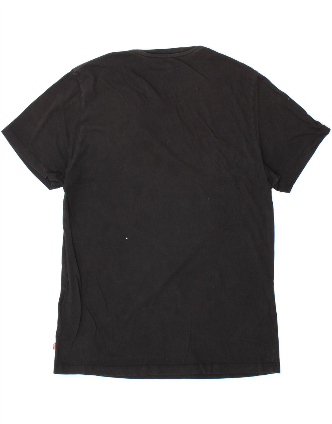 LEVI'S Mens Graphic T-Shirt Top Medium Black Cotton Vintage Levi's and Second-Hand Levi's from Messina Hembry 