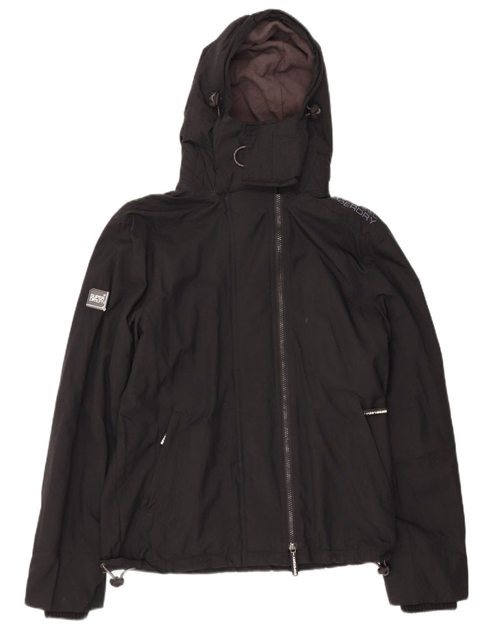 Giacca a vento grafica da uomo SUPERDRY Windcheater UK 38 media nera