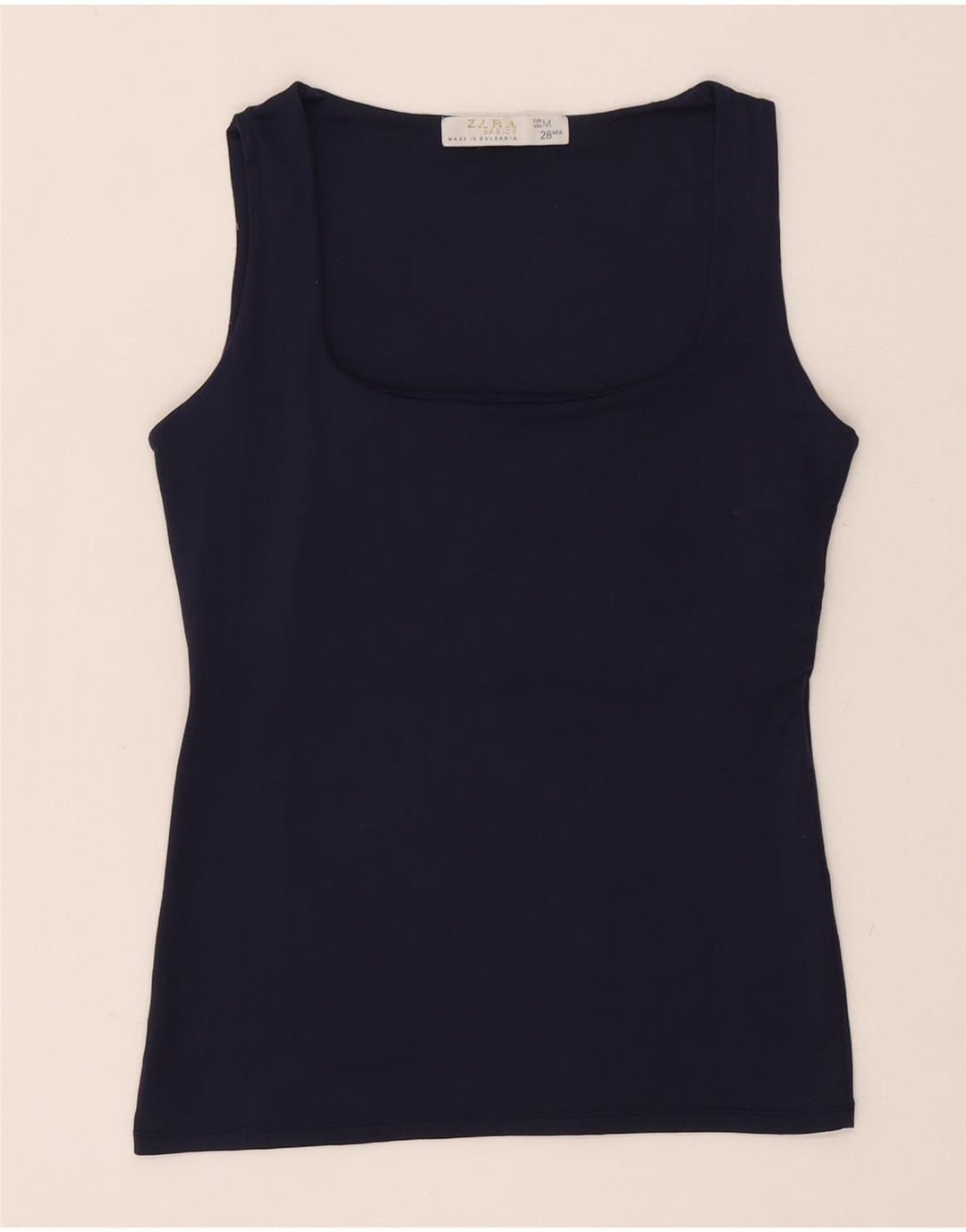 Canotta Zara da donna UK 12 medio blu navy