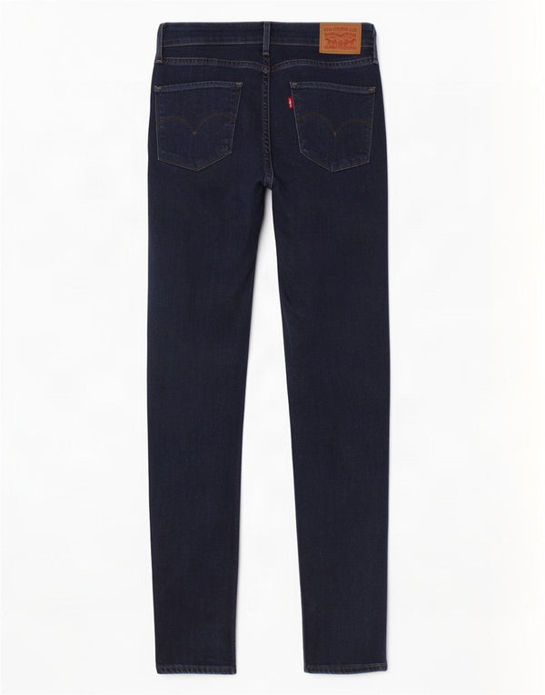 Jeans skinny a vita alta Levi's 721 da donna W29 L30 in cotone blu navy