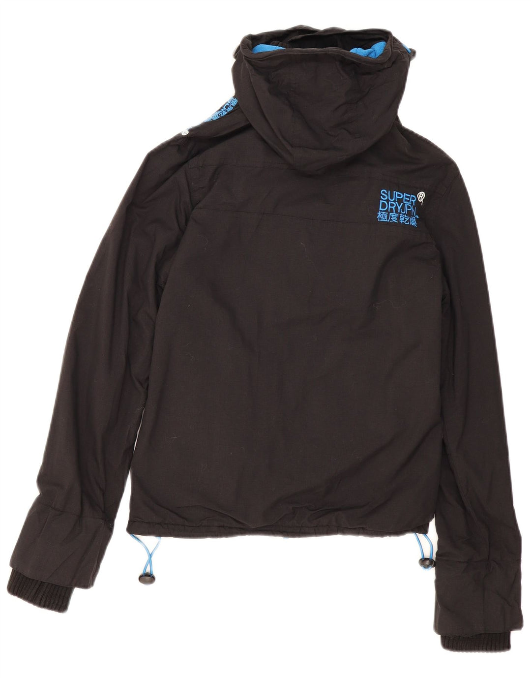 Giacca a vento con cappuccio da donna Superdry Windcheater UK 10 Small Nera