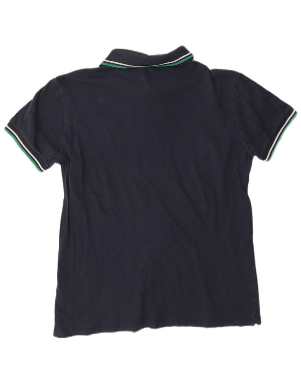 Polo Fred Perry da uomo leggera ed elasticizzata in cotone blu navy medio