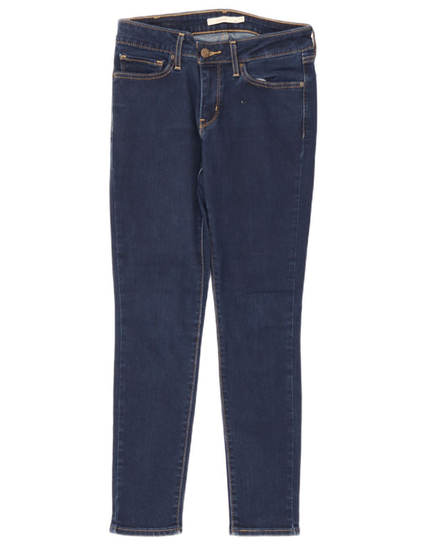 Jeans skinny Levi's da donna 711 W27 L28 cotone blu navy