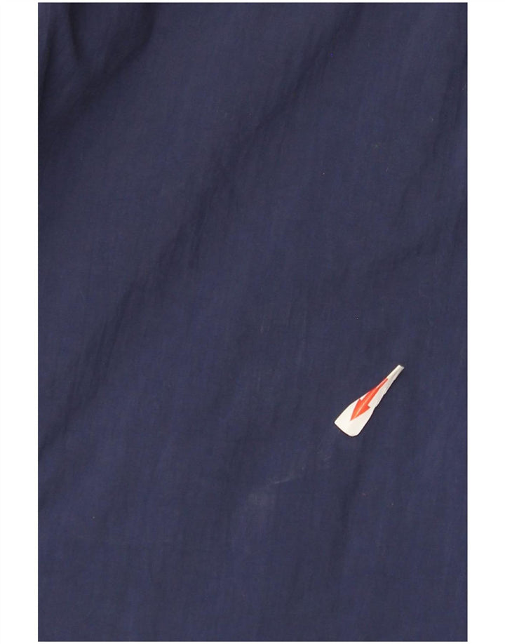 Giacca da ginnastica da uomo Reebok grande in nylon color block blu navy