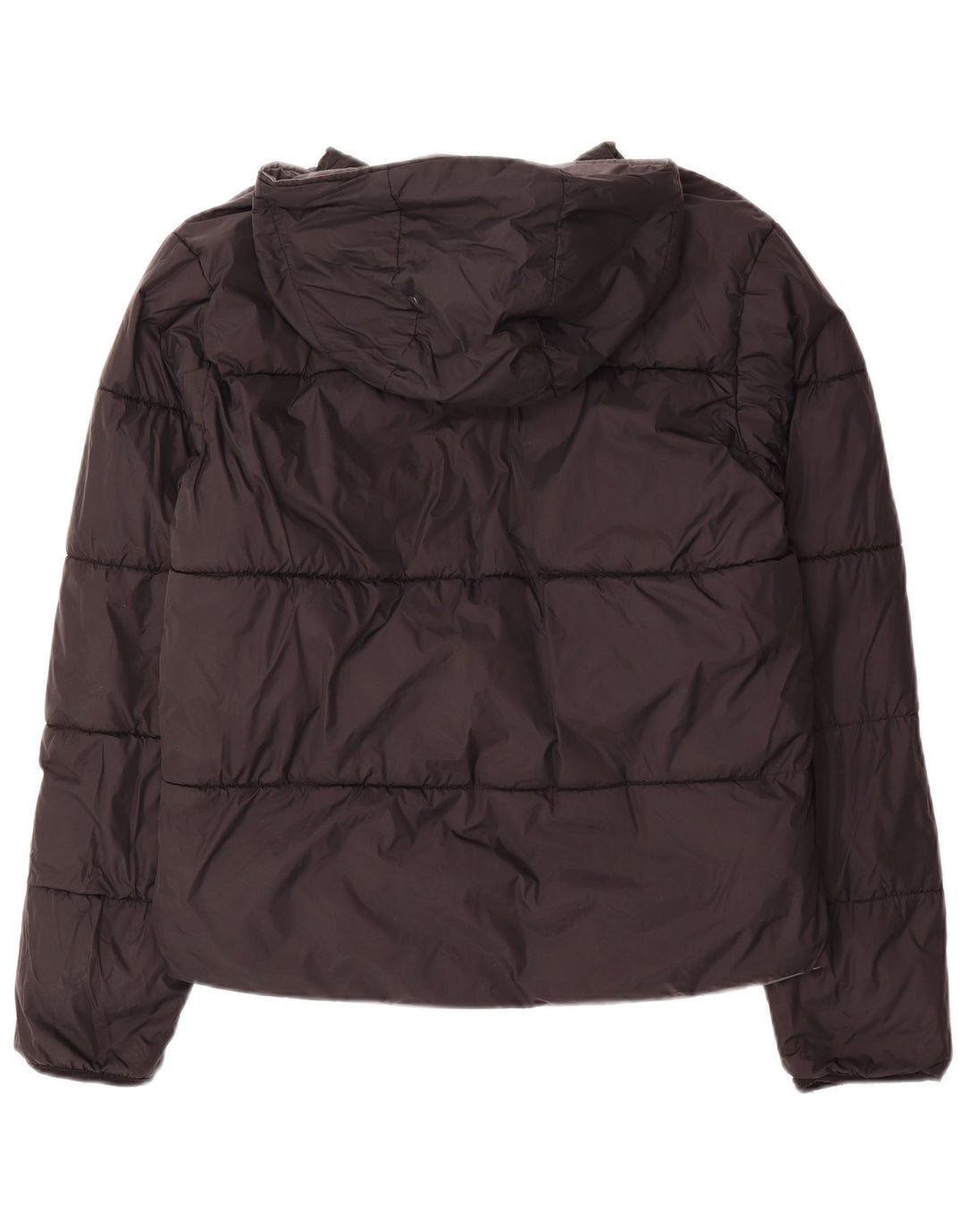 Giacca imbottita reversibile con cappuccio da donna Kappa UK 14 Nylon grigio medio