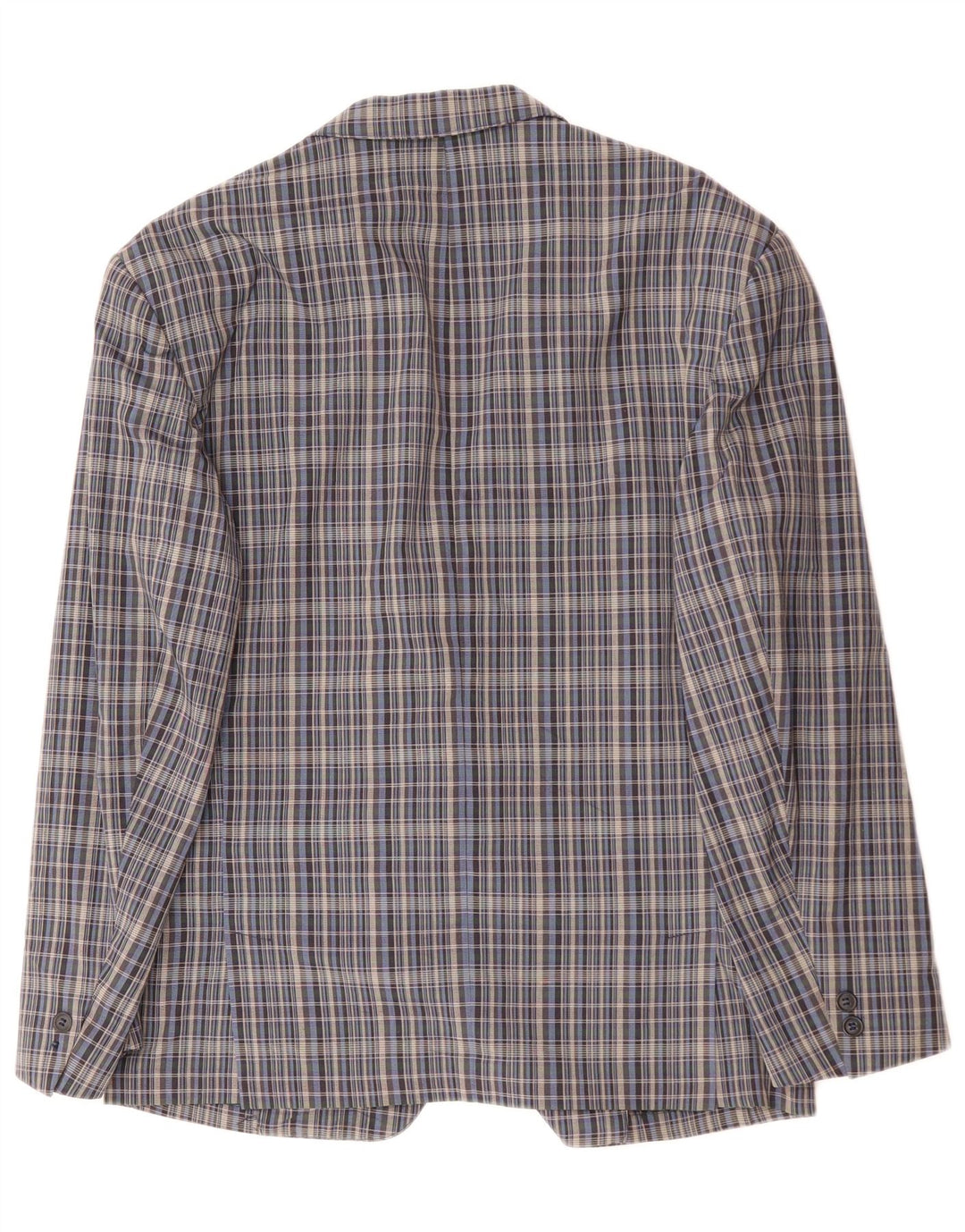 Giacca blazer da uomo a 2 bottoni GREEN FOX EU 48 grigio medio a quadri