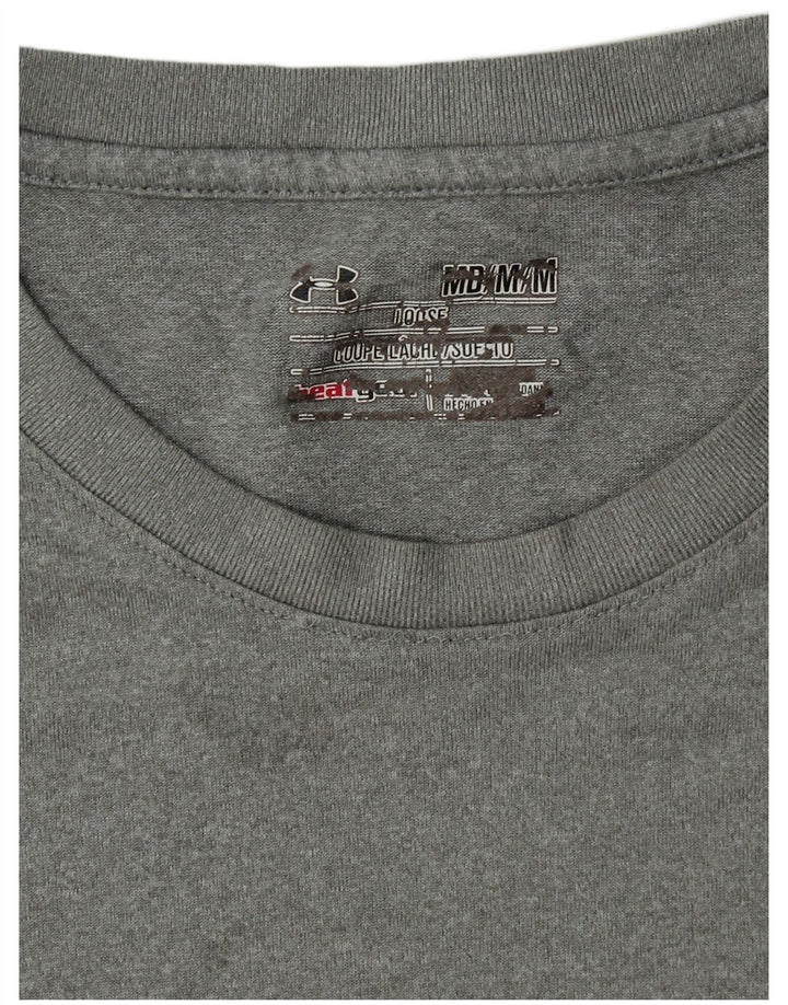 Maglietta da uomo UNDER ARMOUR Heat Gear Top grigio medio