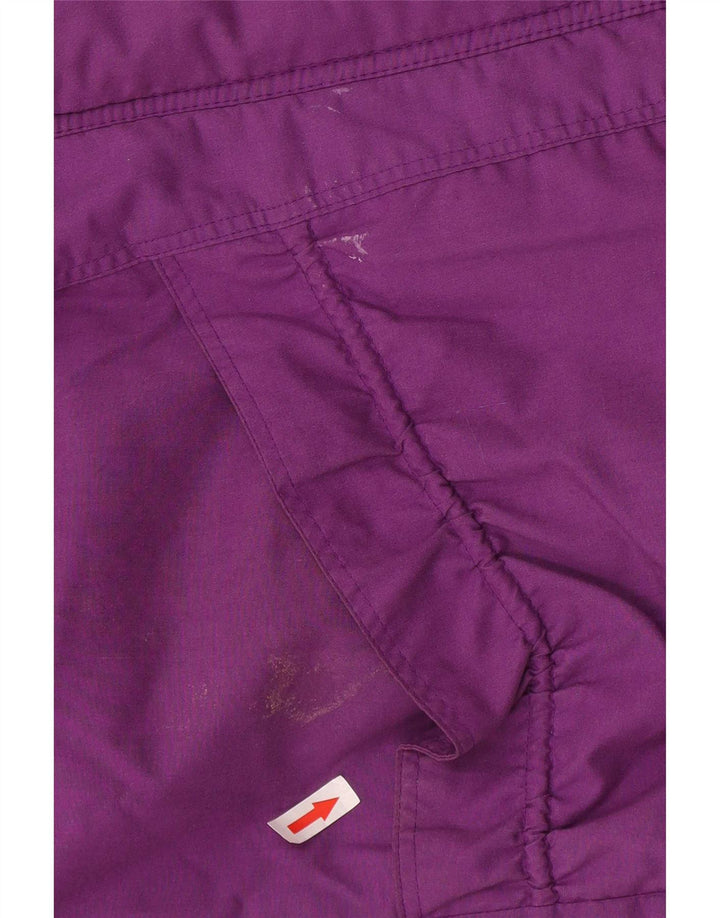 Giacca a vento vintage da donna UK 18 XL Poliestere color block viola