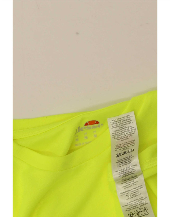 T-shirt da uomo Ellesse Top in poliestere giallo medio