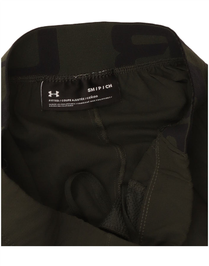 Pantaloni da tuta con grafica da uomo UNDER ARMOUR Small Khaki Colourblock