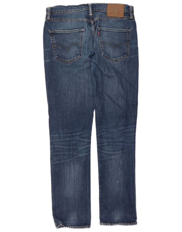 Levi's Uomo 511 Slim Jeans W32 L32 Cotone Blu Navy