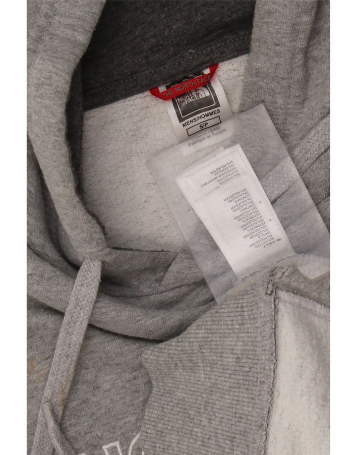 THE NORTH FACE Maglione con cappuccio grafico da uomo piccolo in cotone color block grigio