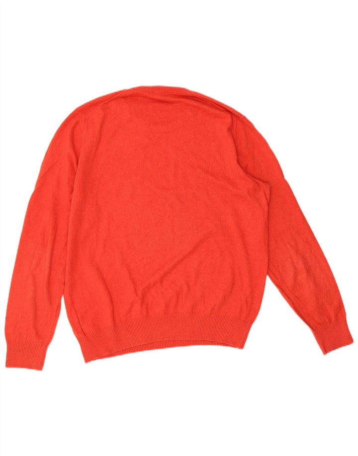 Maglione maglione girocollo da uomo Gap grande in cotone rosso