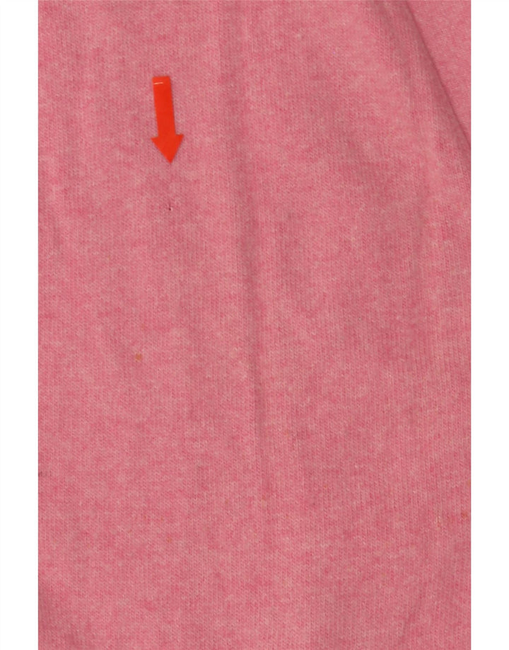 BENETTON Womens Cardigan Sweater UK 14 Medium Pink Viscose Vintage Benetton and Second-Hand Benetton from Messina Hembry 