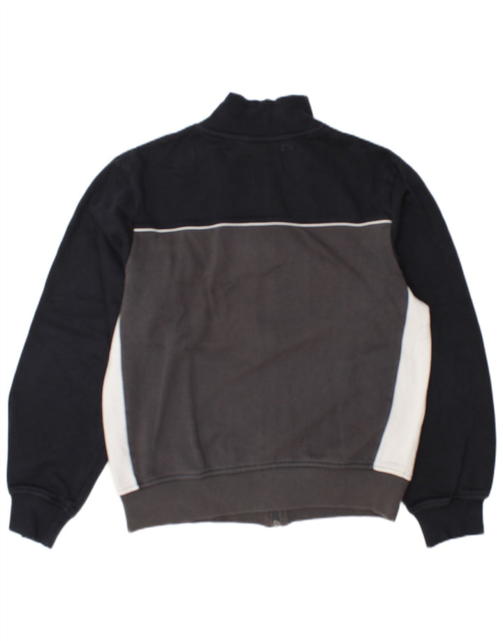 Giacca da ginnastica da uomo Nike Small in cotone color block blu navy