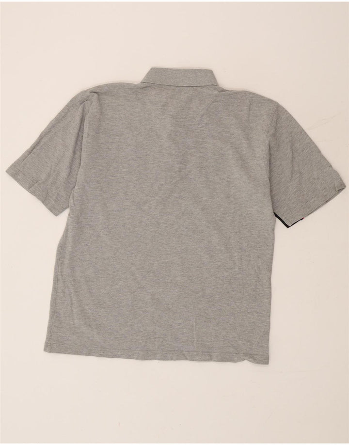 Polo da uomo Canterbury piccola in cotone color block grigio