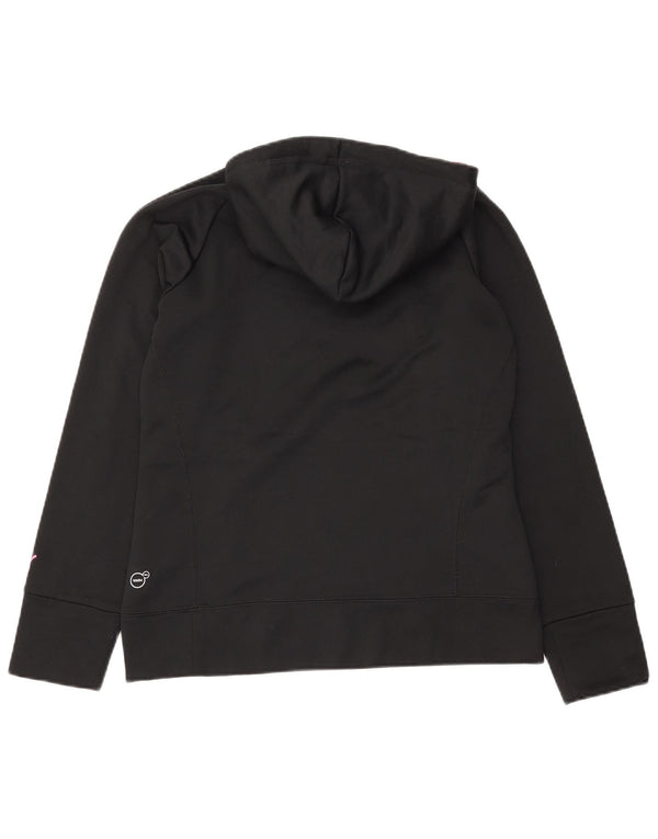 Felpa con cappuccio grafica da donna PUMA UK 12 Medium Nero Poliestere