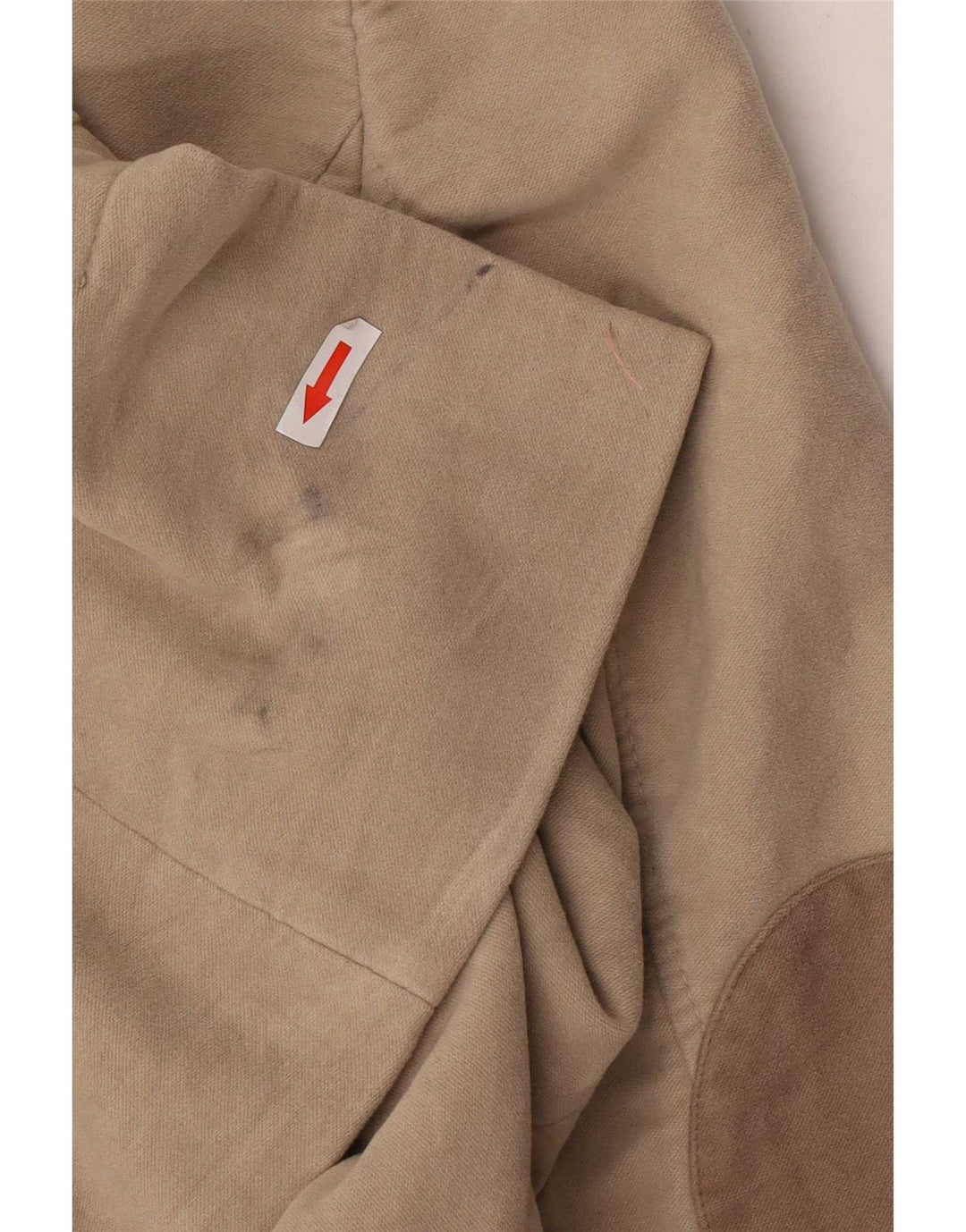 Giacca blazer a 2 bottoni da donna Boden UK 16 grande cotone beige