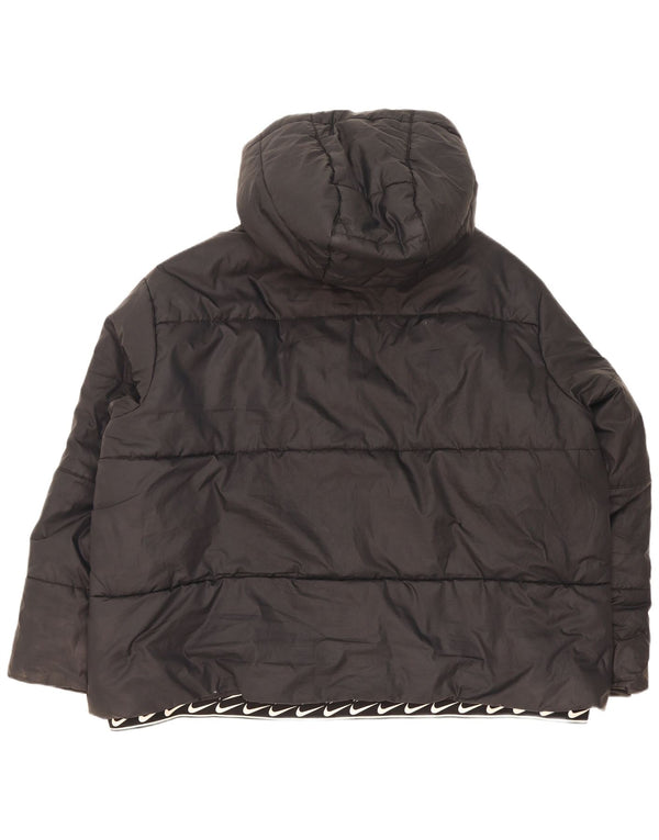 Giacca imbottita oversize con cappuccio da donna Nike UK 20 2XL poliestere nero
