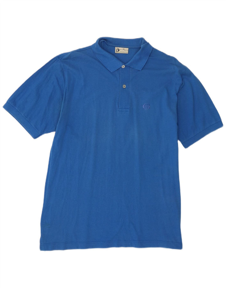 Polo Uomo Sergio Tacchini IT 50 Blu Medio Cotone