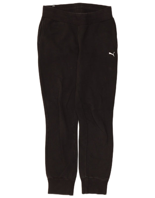 Pantaloni da tuta da donna Puma Joggers UK 10 Small Black Cotton