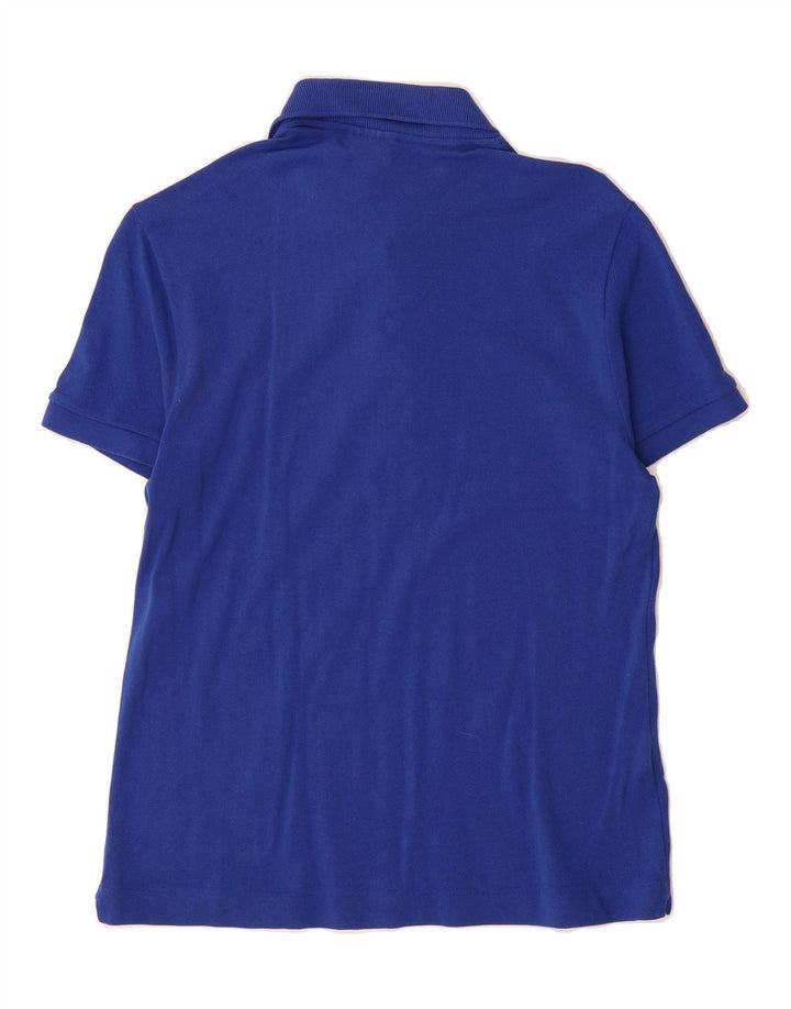 LACOSTE Mens Slim Fit Polo Shirt Size 3 Small Blue Cotton Vintage Lacoste and Second-Hand Lacoste from Messina Hembry 