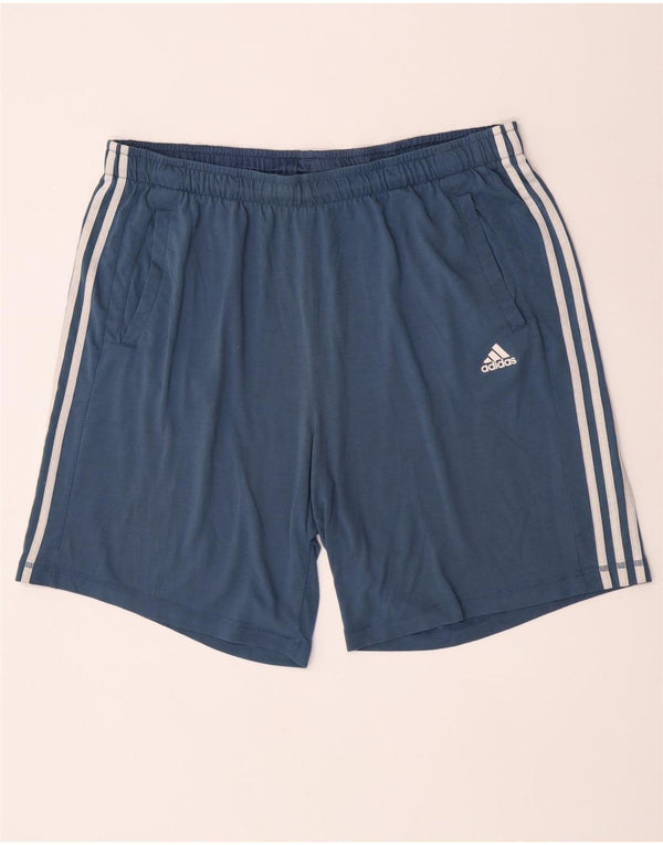 Pantaloncini sportivi Adidas Climalite da uomo 2XL poliestere blu