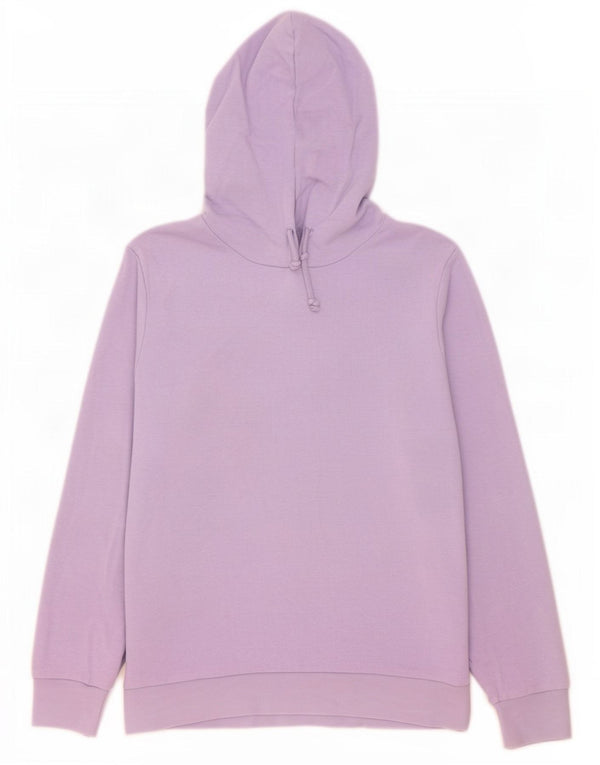 Maglione con cappuccio da donna Marks & Spencer UK 12 cotone viola medio