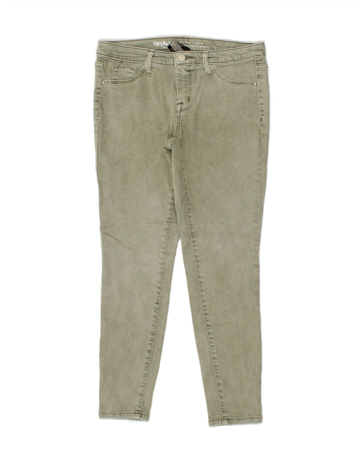 MOSSIMO Womens Mid Rise Jegging Jeans US 6 Medium W28 L26 Green Cotton Vintage Mossimo and Second-Hand Mossimo from Messina Hembry 