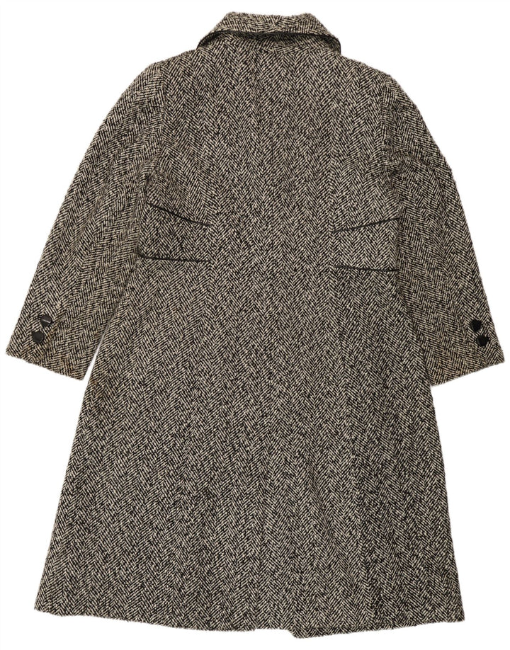 Soprabito da donna Jacques Vert UK 18 XL Poliestere nero a spina di pesce