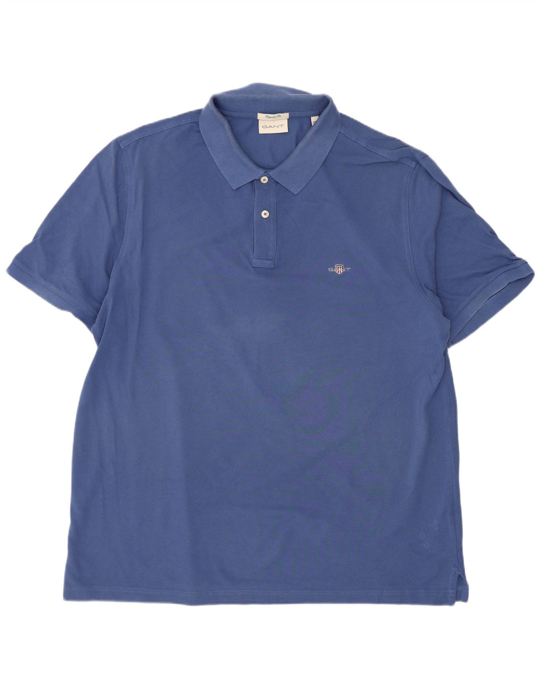 Polo Gant da uomo vestibilità regolare 2XL in cotone blu