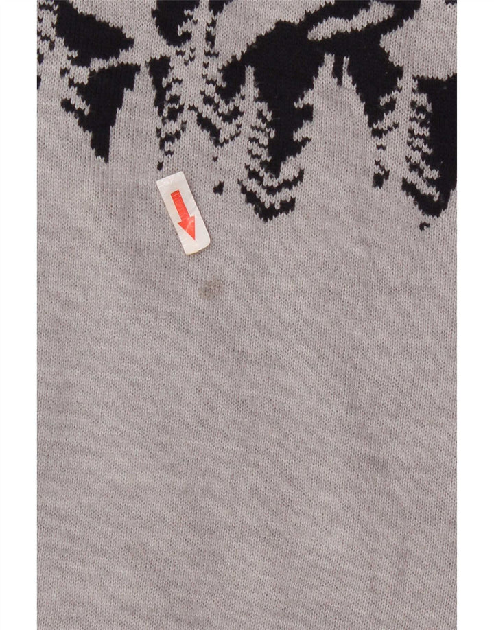 Maglione maglione girocollo da uomo Marks & Spencer grande color grigio