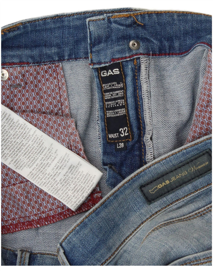 Jeans slim da donna Gas W32 L28 cotone blu