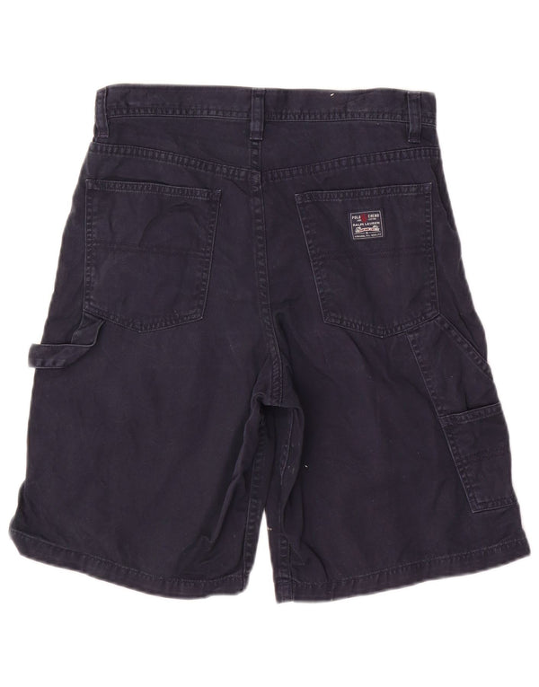 POLO RALPH LAUREN Pantaloncini cargo da ragazzo 11-12 anni W28 Cotone blu navy