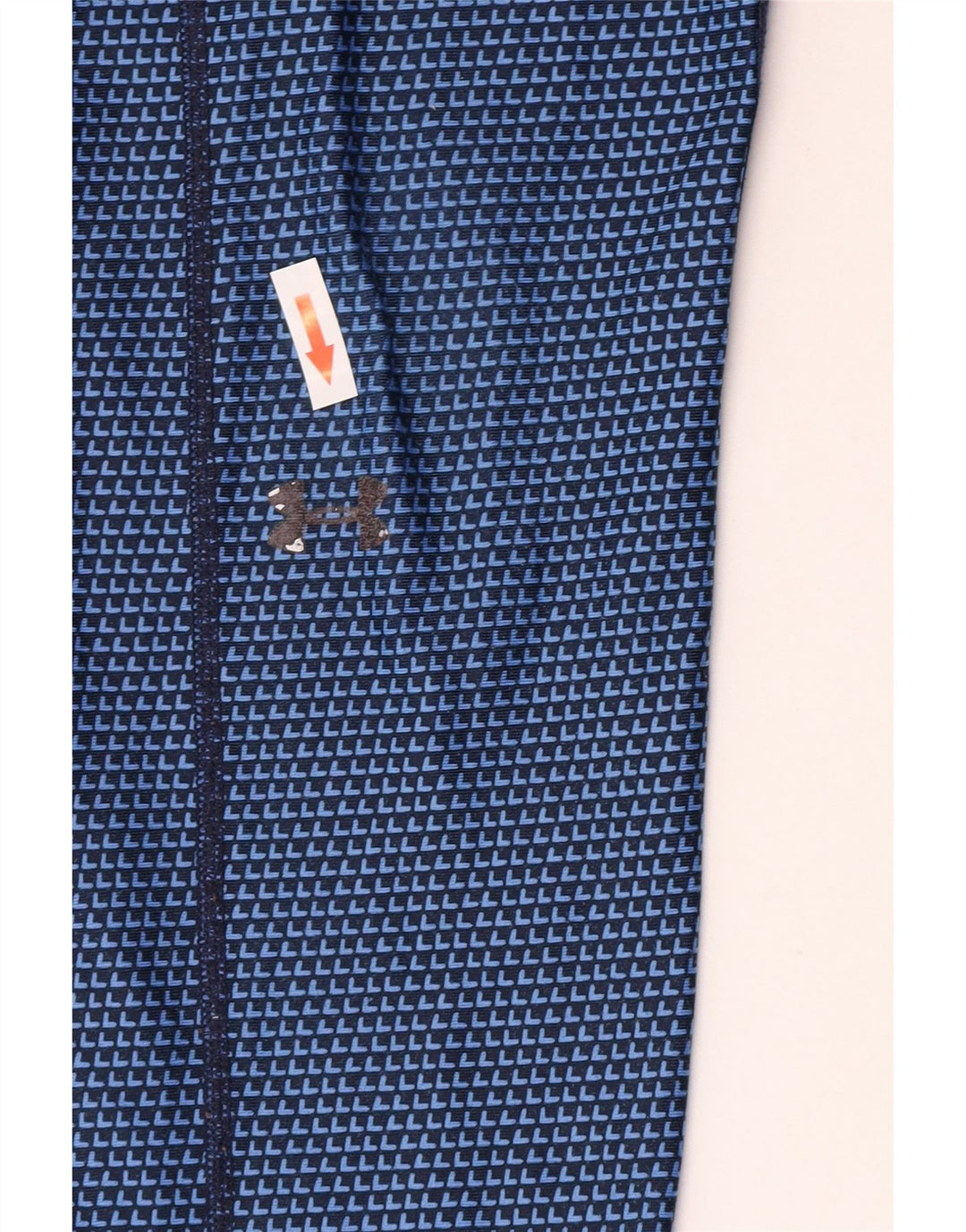 Leggings da donna Under Armour in poliestere geometrico blu medio