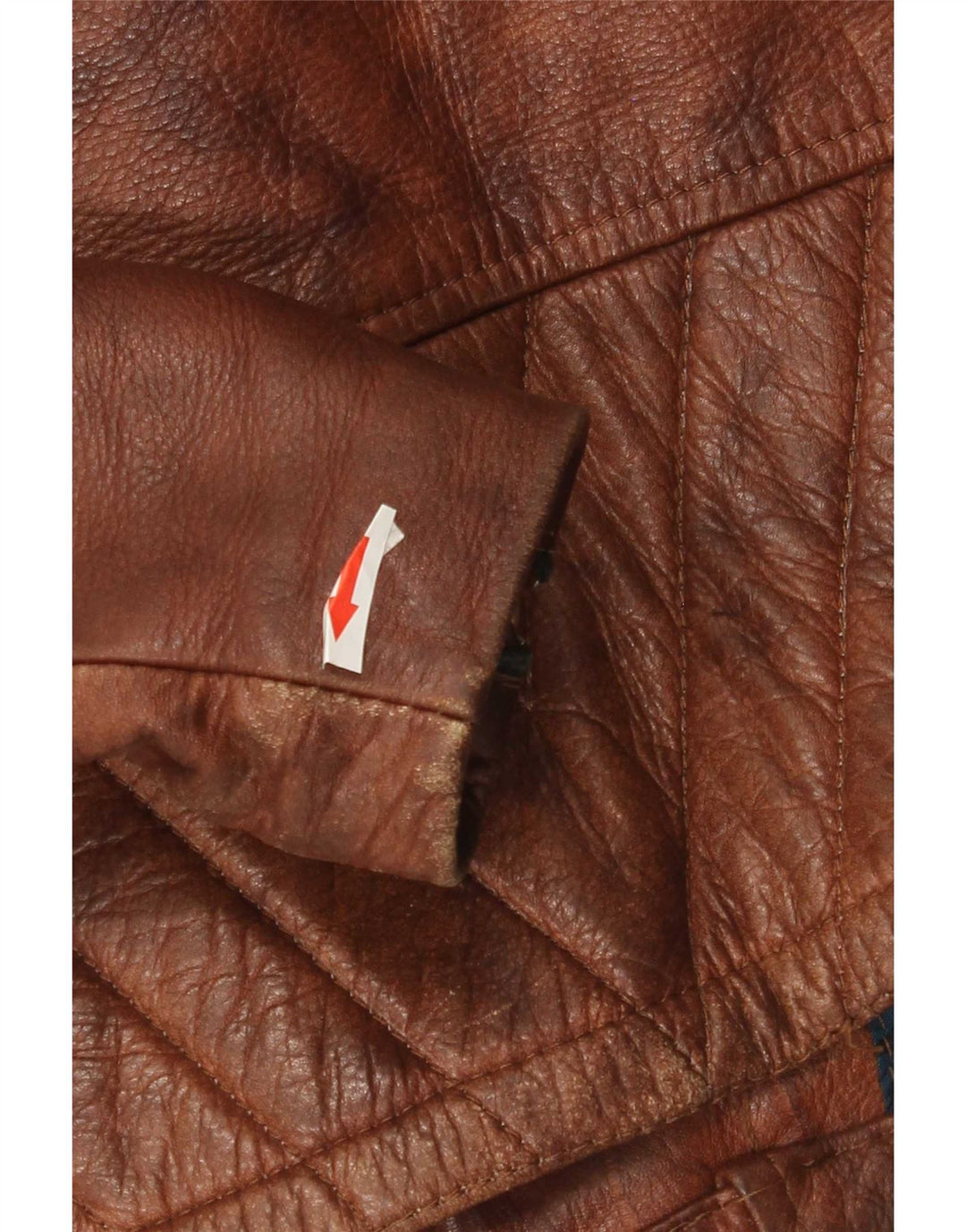 Giacca da motociclista in pelle da uomo Easyriders UK 36 piccola marrone