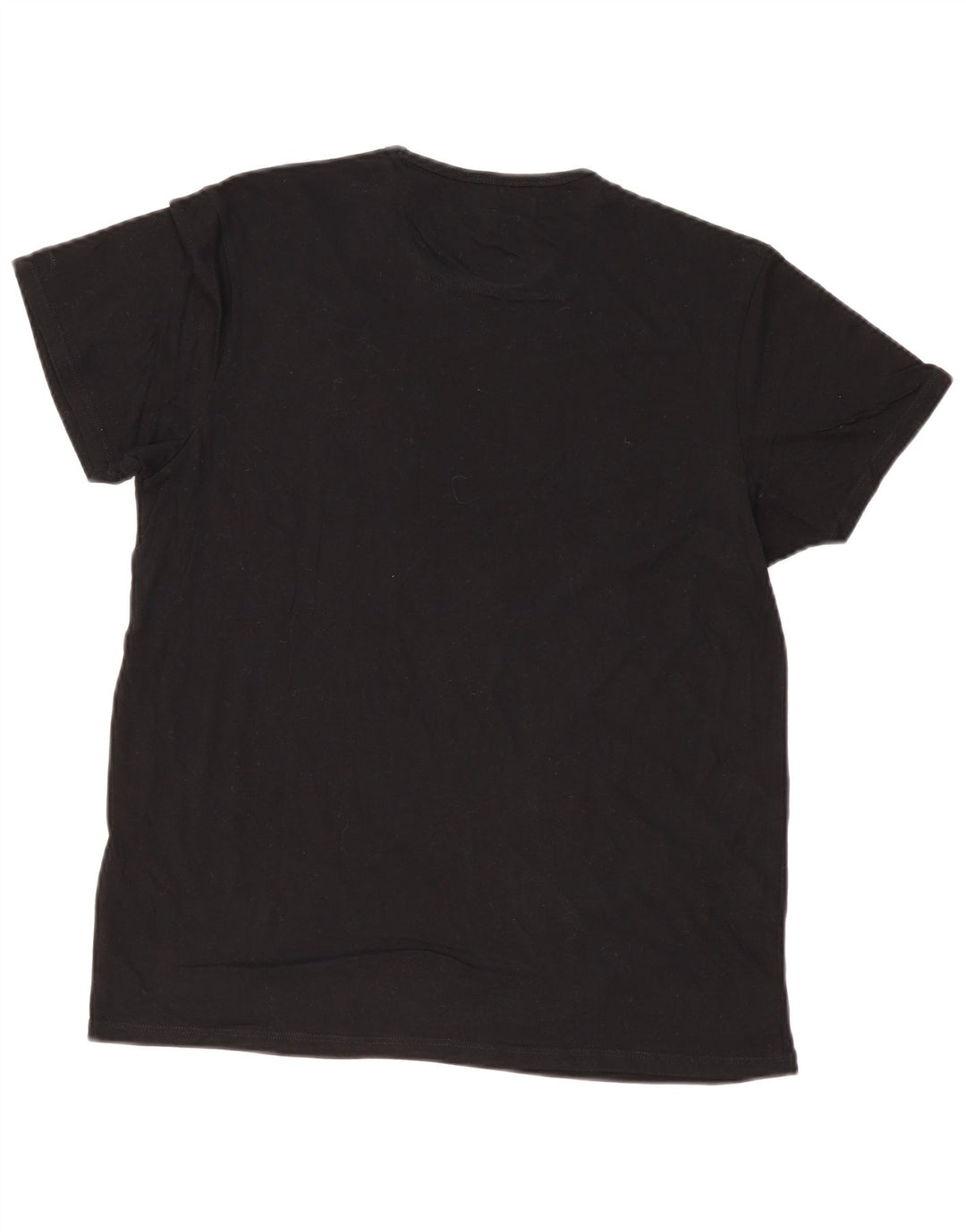 T-shirt grafica da uomo Ben Sherman Top in cotone nero medio