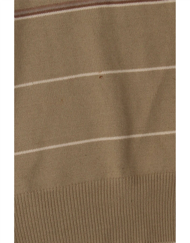 Maglione da uomo Marks & Spencer Blue Harbour con scollo a V medio cachi