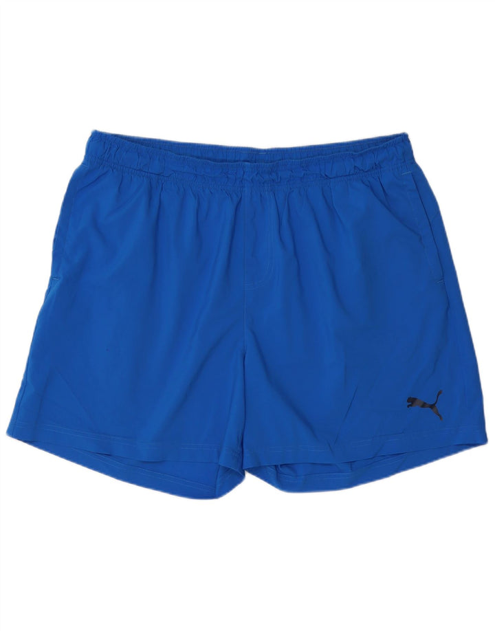 Pantaloncini sportivi da uomo Puma 2XL Blu poliestere