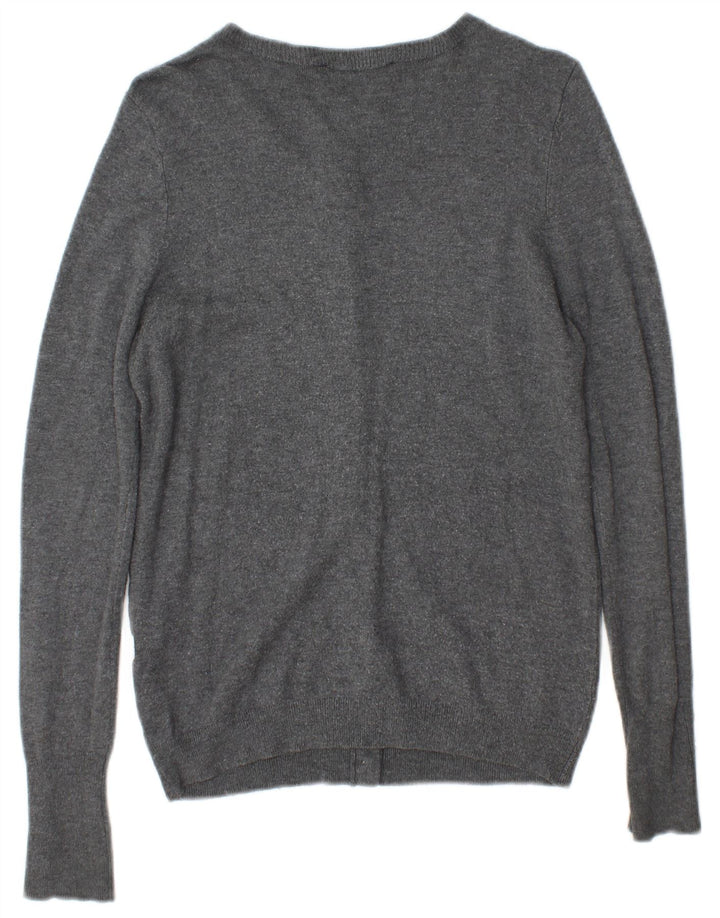 Maglione cardigan da donna Zara UK 14 Grigio medio