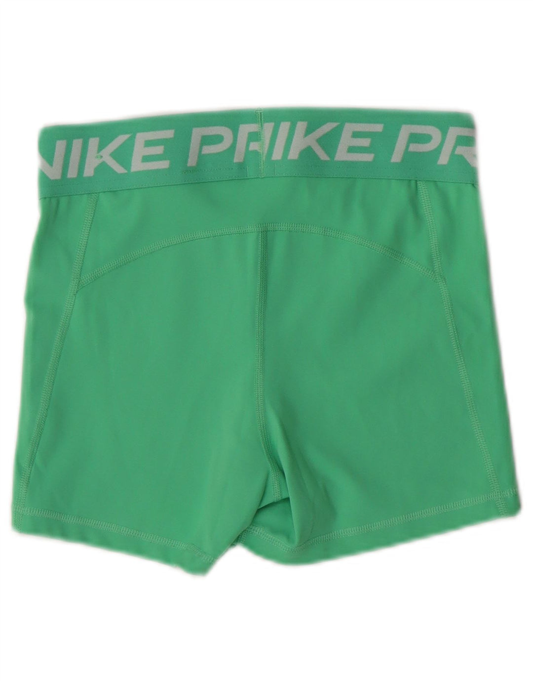 Pantaloncini sportivi grafici NIKE Dri Fit da donna UK 8 piccoli poliestere verde