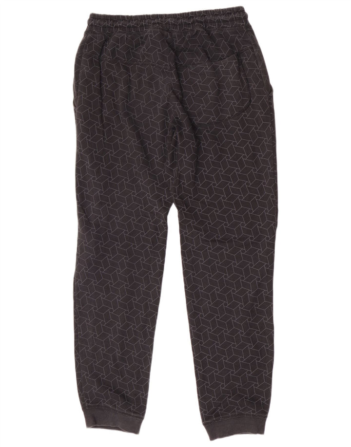 Pantaloni da tuta da uomo Adidas Joggers in cotone geometrico grigio medio
