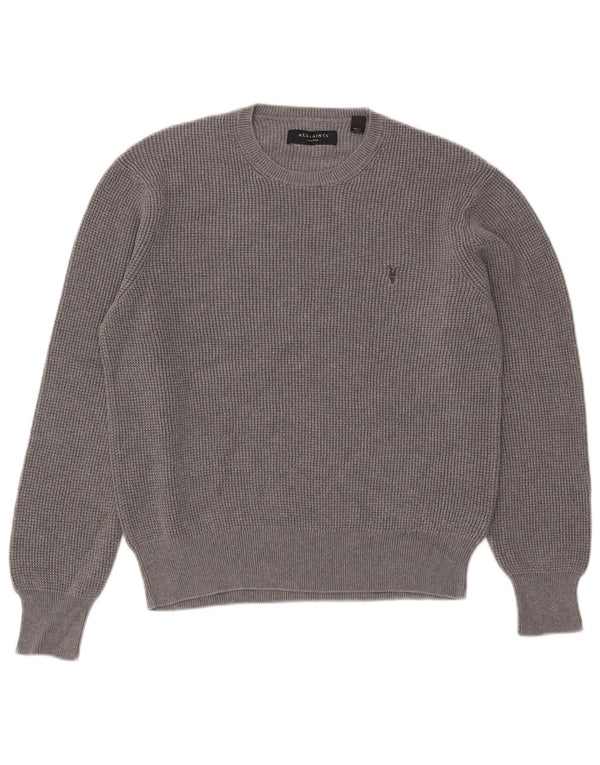 Maglione maglione girocollo da donna All Saints UK 14 Grigio medio