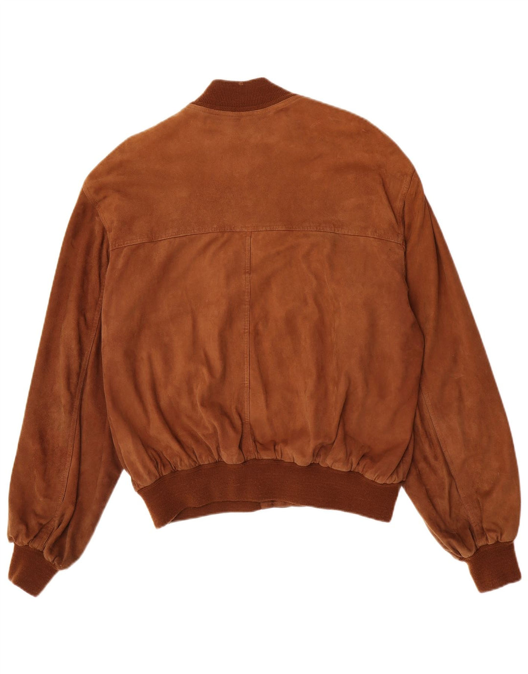 Giubbotto bomber in pelle scamosciata vintage da uomo IT 50 grande in pelle scamosciata marrone
