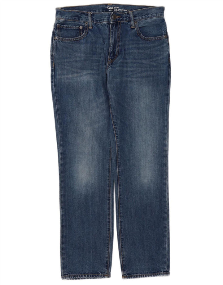 Jeans slim da uomo Gap W31 L30 cotone blu
