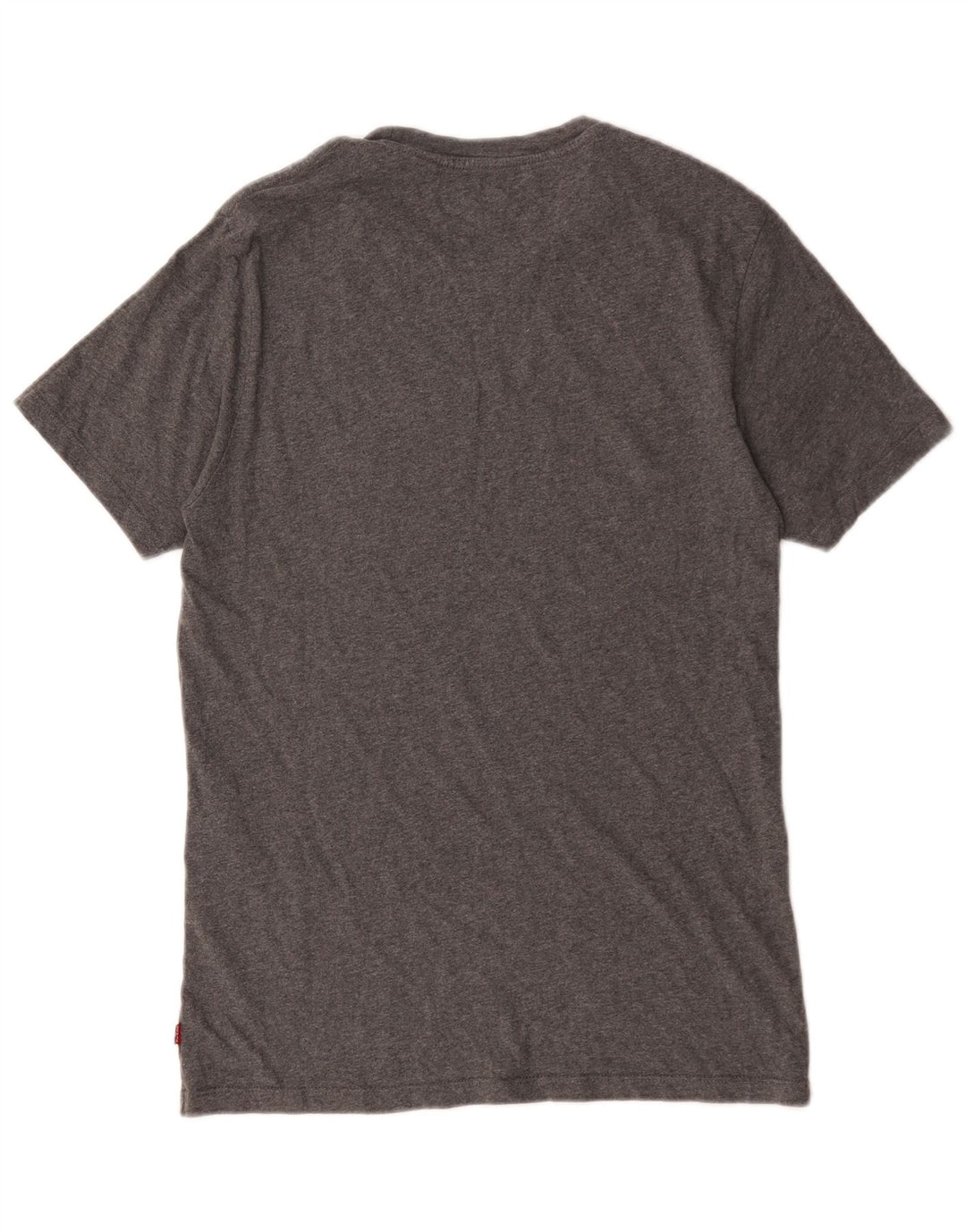T-shirt grafica da donna Levi's Top UK 10 piccola in cotone grigio