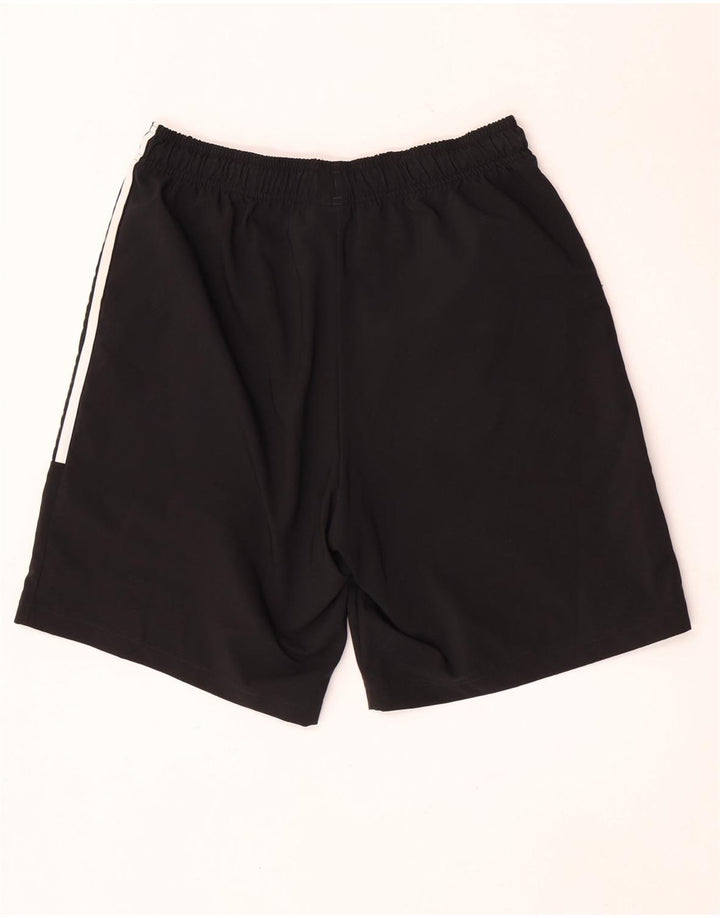 Pantaloncini sportivi da uomo Adidas medi neri in poliestere