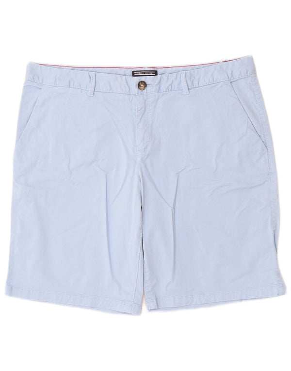Pantaloncini chino da donna Tommy Hilfiger US 12 Large W34 cotone blu