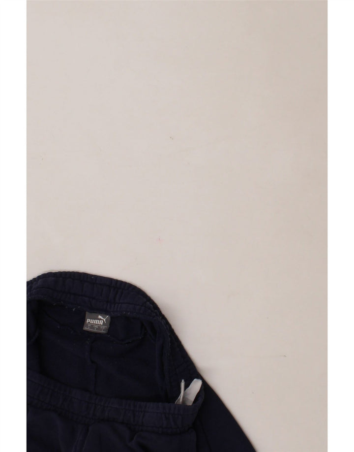 PUMA Mens Sport Shorts Large Navy Blue Vintage Puma and Second-Hand Puma from Messina Hembry 