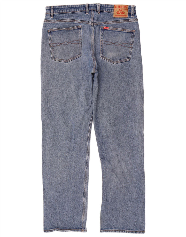 Jeans dritti da uomo Lee Riders W36 L32 in cotone blu